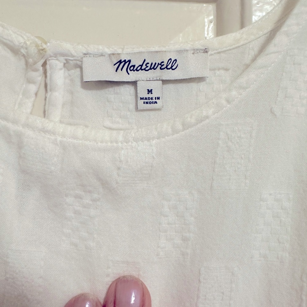 Madewell Ruffled Cropped top - Picture 6 of 7
